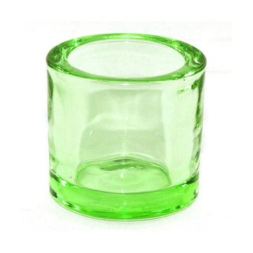 HEAVY GLASS HOLDER - LIME