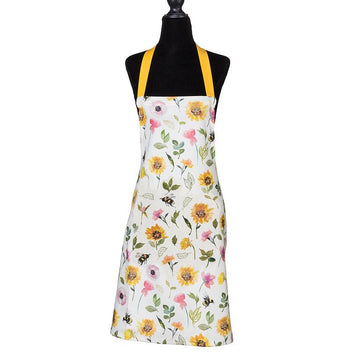 SUNFLOWERS AND BEES APRON