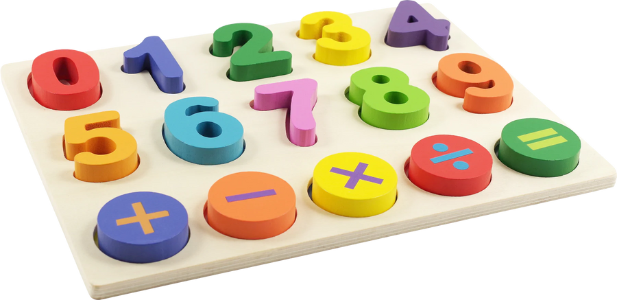 NUMBERS KIDS WOODEN PUZZLE