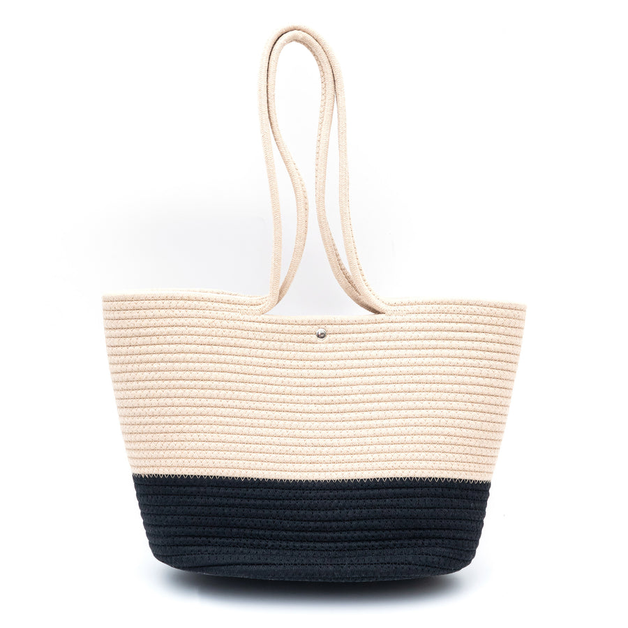 COTTON 2 TONE SHOP BAG
