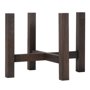DK BROWN PLANT STAND SM