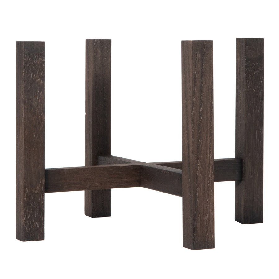 DK BROWN PLANT STAND SM