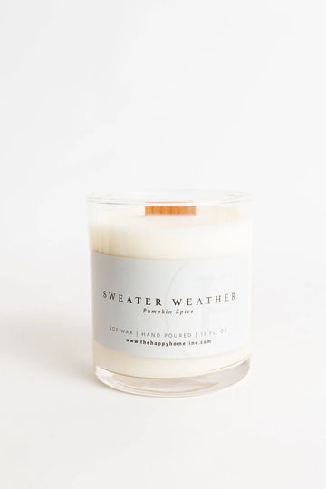 SWEATER WEATHER WOOD WICK CANDLE
