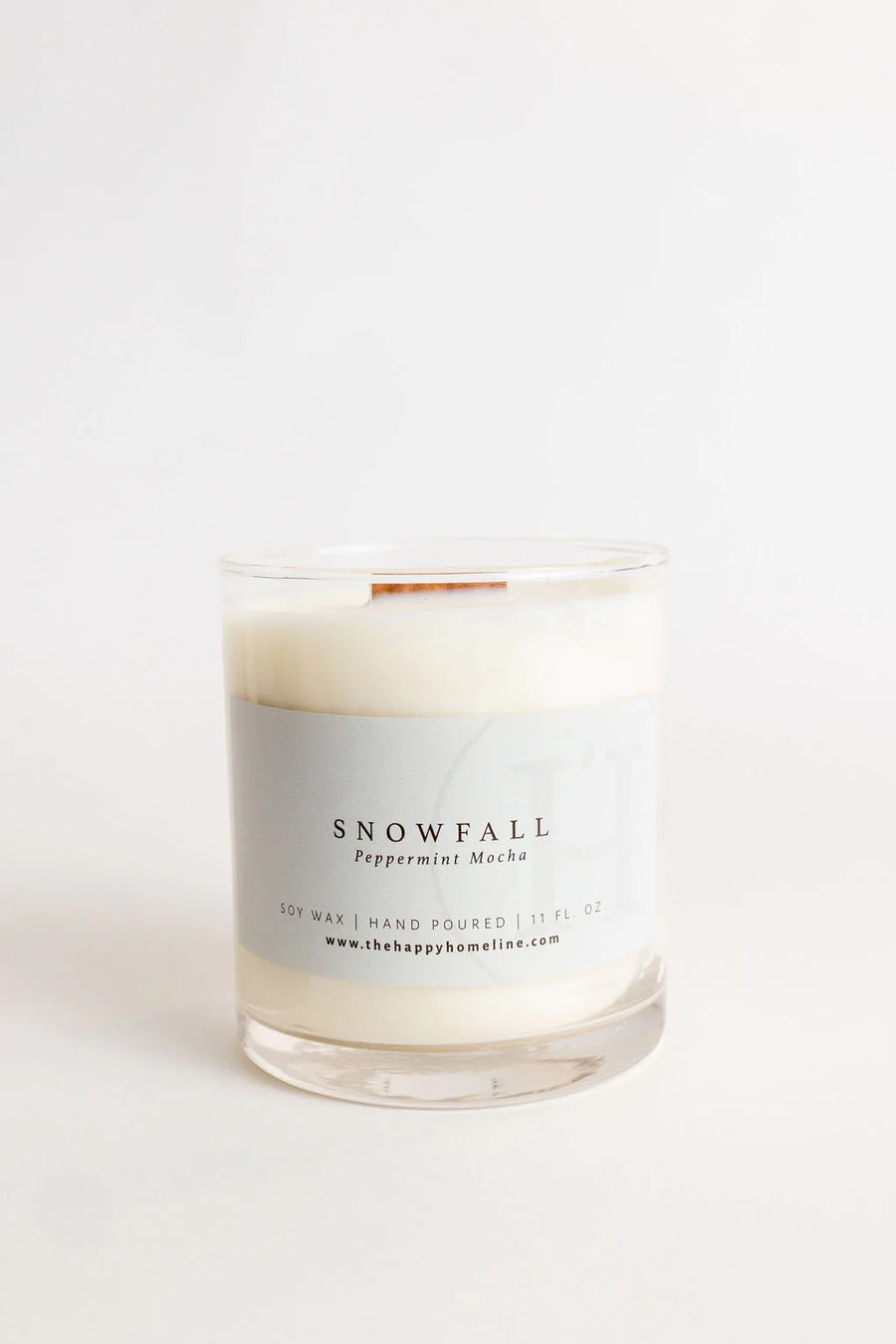 SNOWFALL WOOD WICK CANDLE