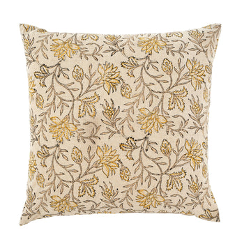 CAROLINA BLOCK PRINT PILLOW YELLOW