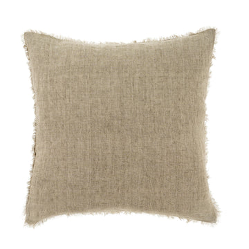 LINA LINEN PILLOW ALMOND