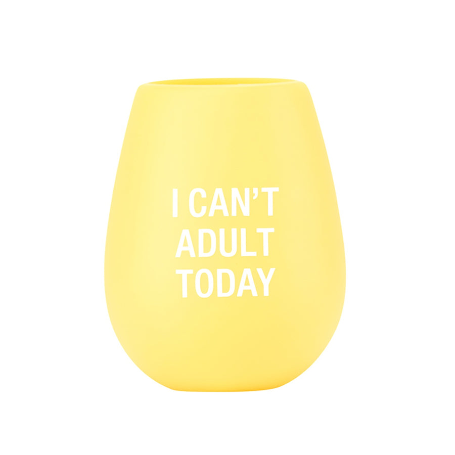 I CANT ADULT TODAY WINE CUP