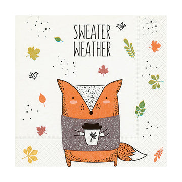 LUNCHEON NAPKIN - SWEATER WEATHER