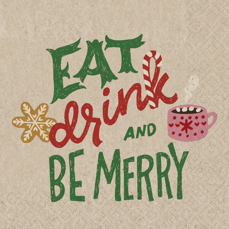 LUNCHEON NAPKIN - EAT DRINK