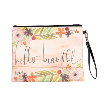 ZIPPERED BAG - HELLO BEAUTIFUL