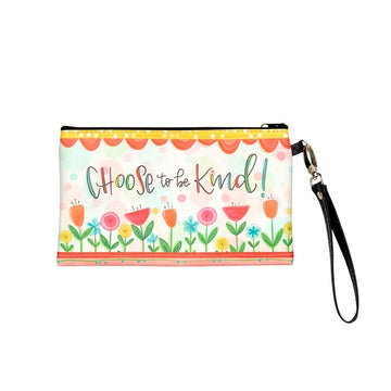 ZIPPERED BAG - CHOOSE BE KIND