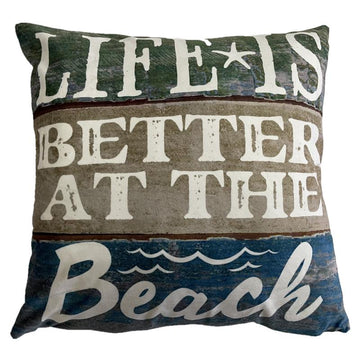 LIFE IS BETTER PILLOW