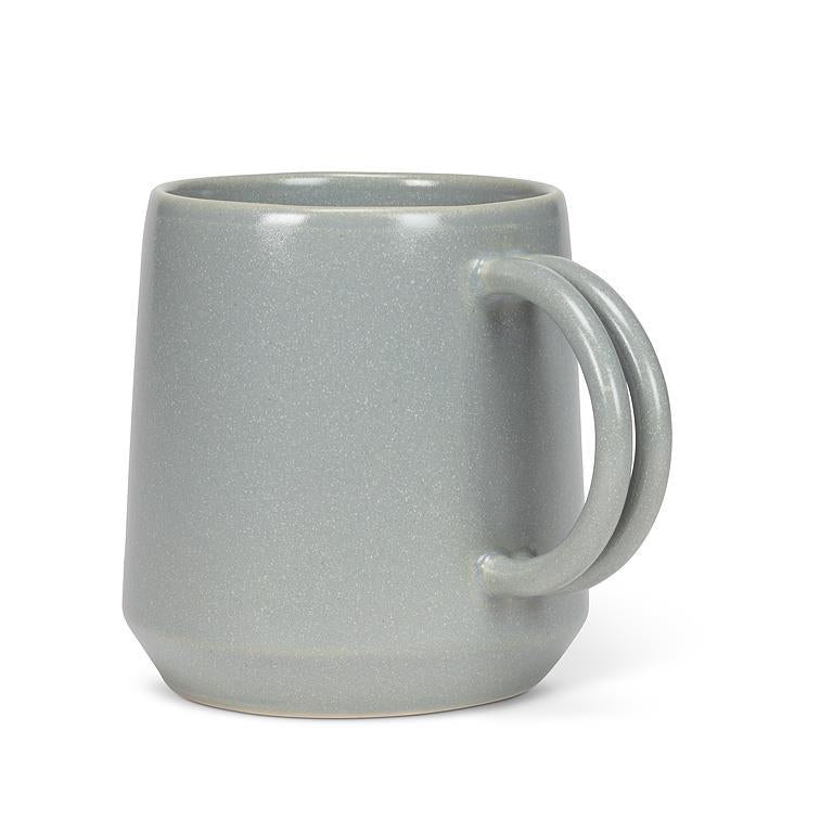 DOUBLE HANDLE MUG GREY