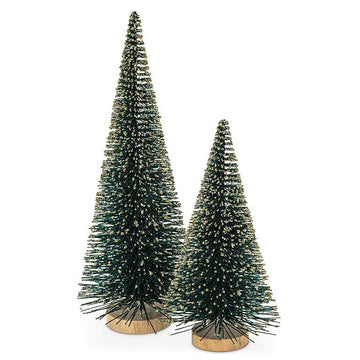 BRUSH TREE W/GLITTER