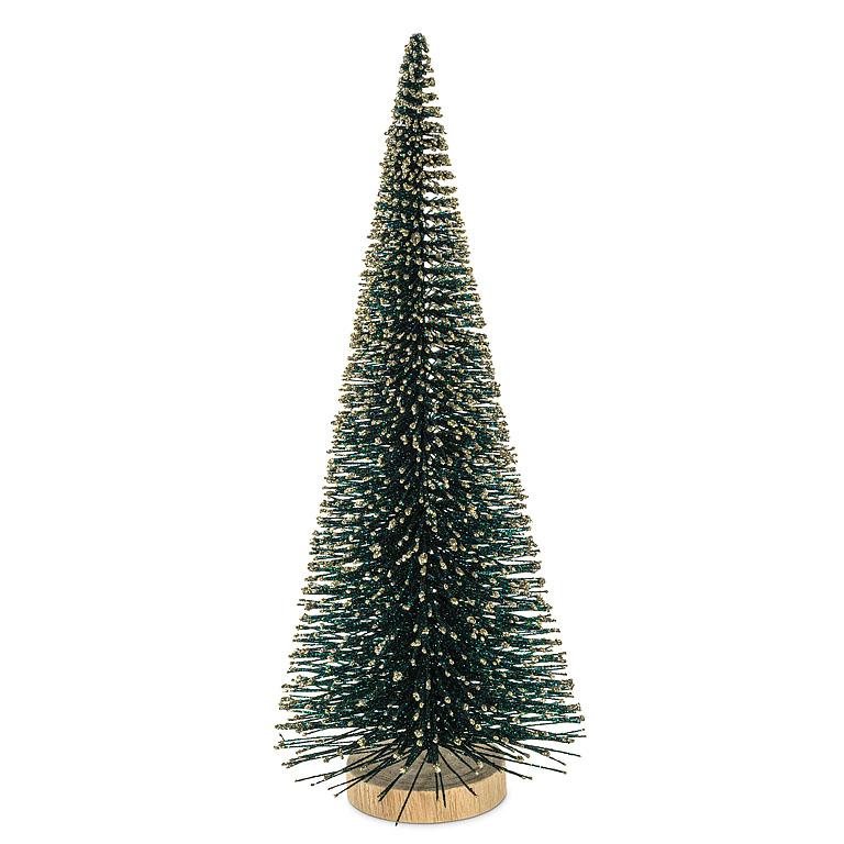BRUSH TREE W/GLITTER