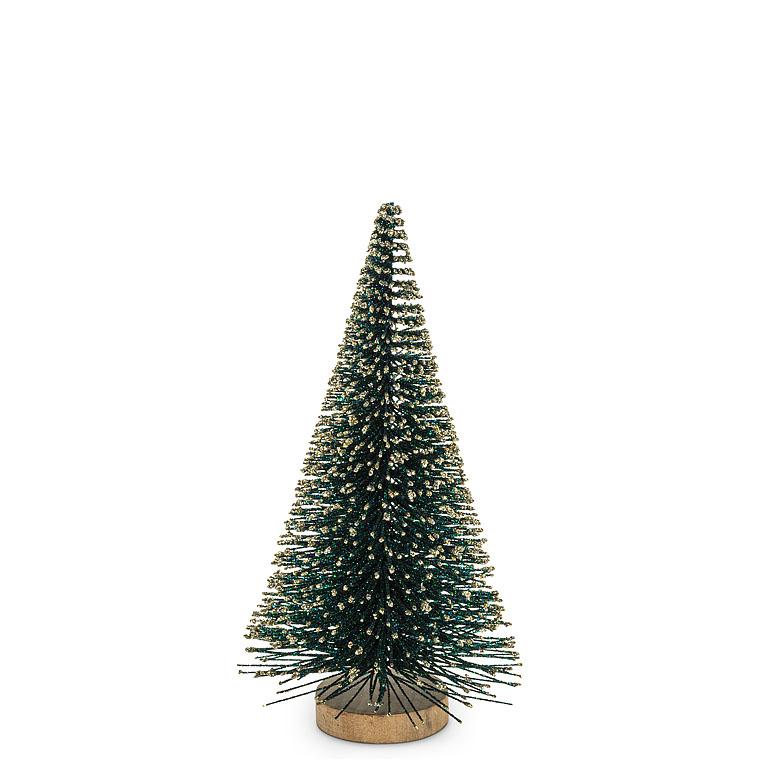 BRUSH TREE W/GLITTER