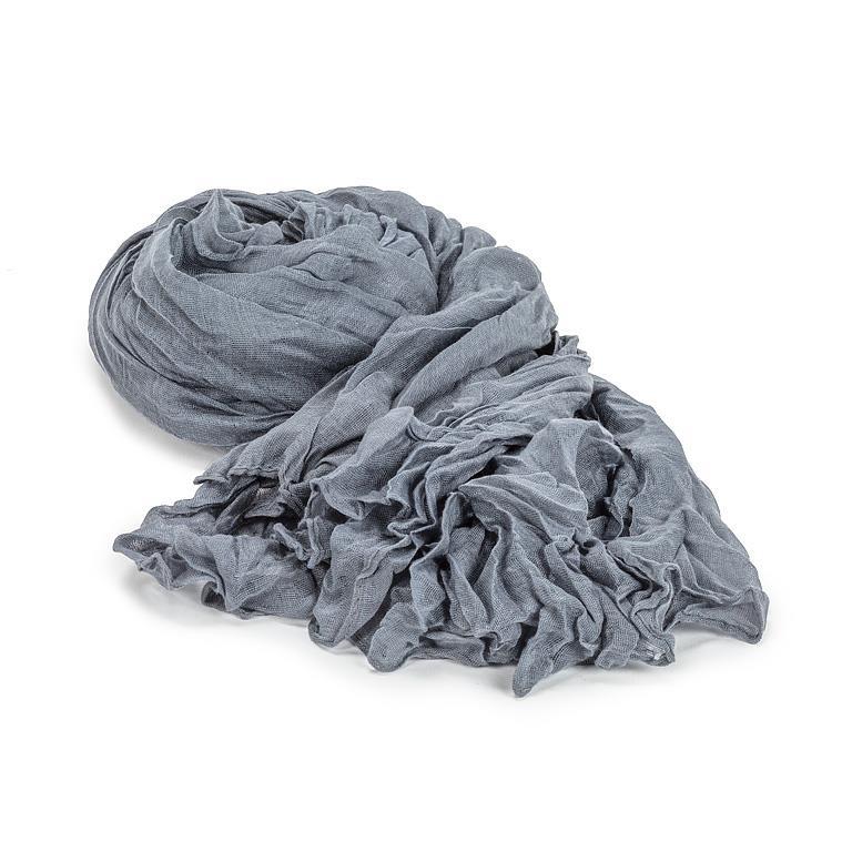 LIGHTWEIGHT SCARF DK GREY