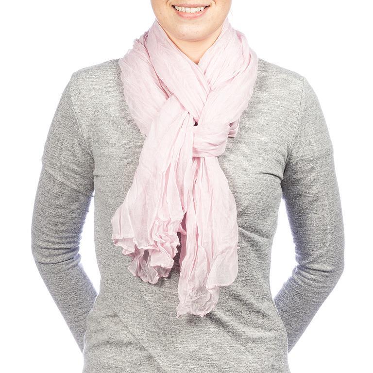 LIGHTWEIGHT SCARF PINK