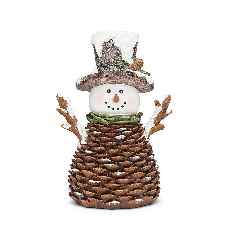 PINECONE SNOWMAN