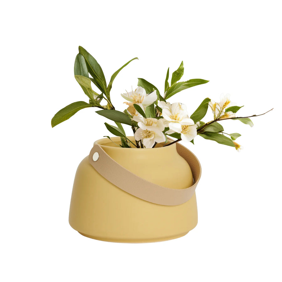 LIDO CERAMIC VASE YELLOW