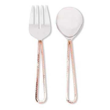 LOOP HANDLE SALAD SERVERS