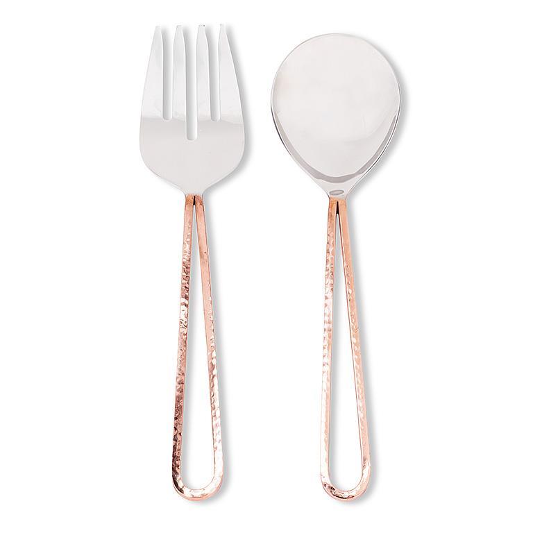 LOOP HANDLE SALAD SERVERS