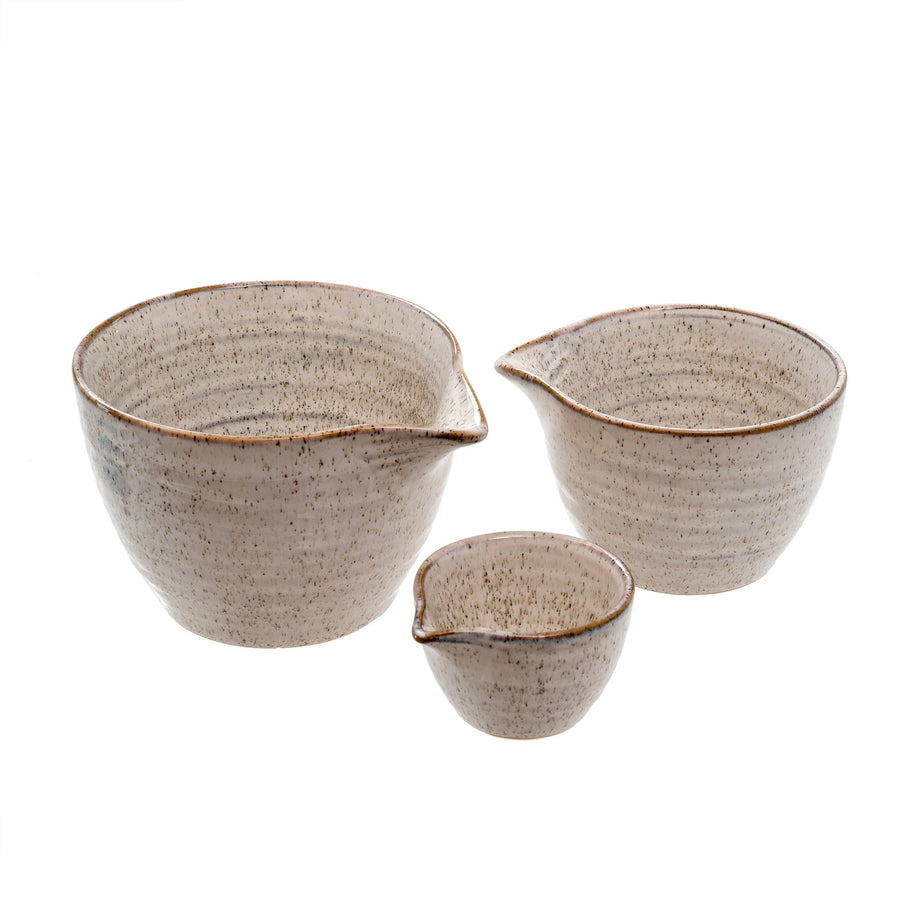 GALIANO SPOUTED BOWLS S/3