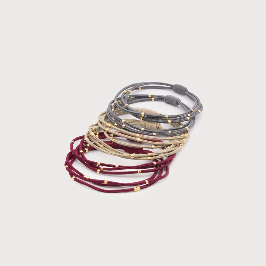 METAL BEADS HAIR ELASTICS