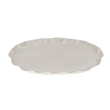 CALYPSO SCALLOPED PLATTER L
