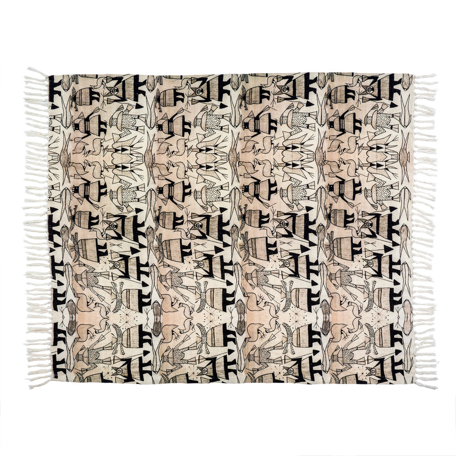 ZUMI PRINTED THROW
