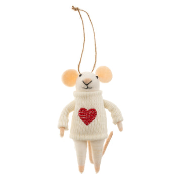 ORN - HAPPY HEART MOUSE