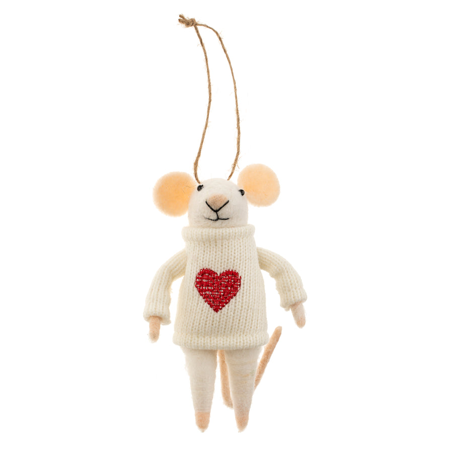 ORN - HAPPY HEART MOUSE