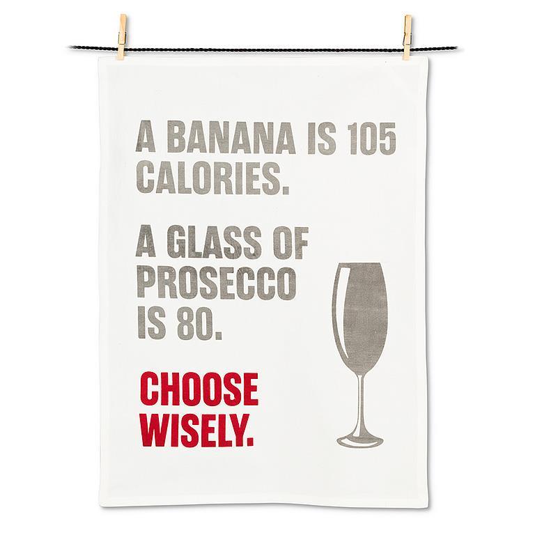 BANANA/PROSECCO KITCHEN TOWEL