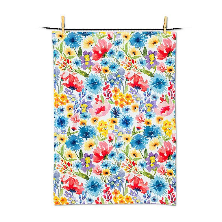 WILDFLOWER PRINT TEA TOWEL