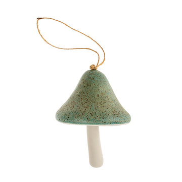 CERAMIC MUSHROOM ORNAMENT