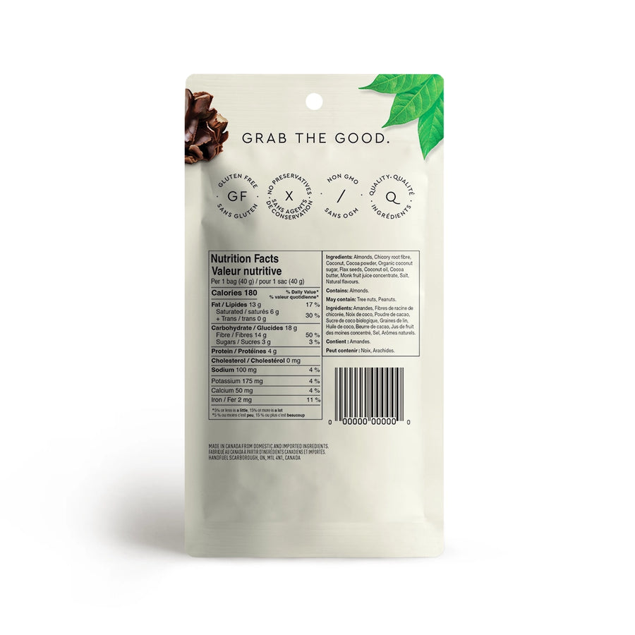 HANDFUEL DARK CHOCOLATE ALMOND CLUSTERS