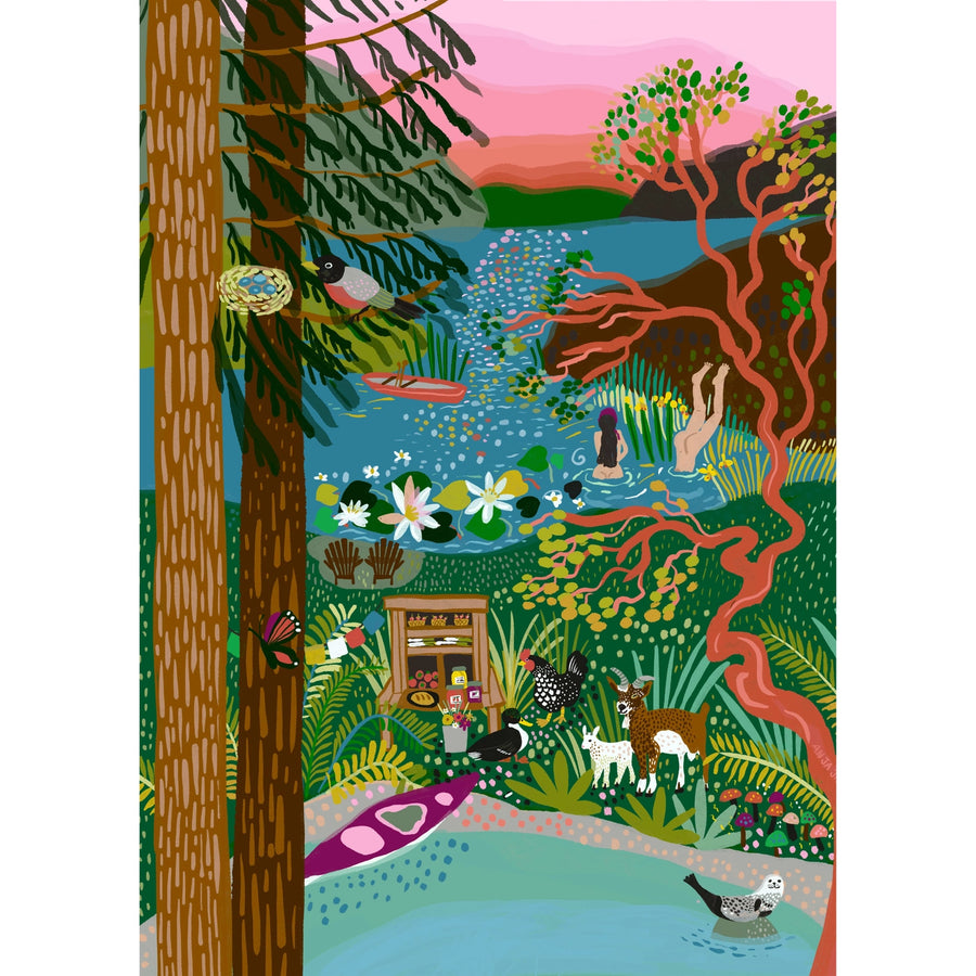 SALT SPRING ISLAND PUZZLE