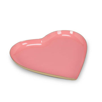 HEART ENAMEL TRAY
