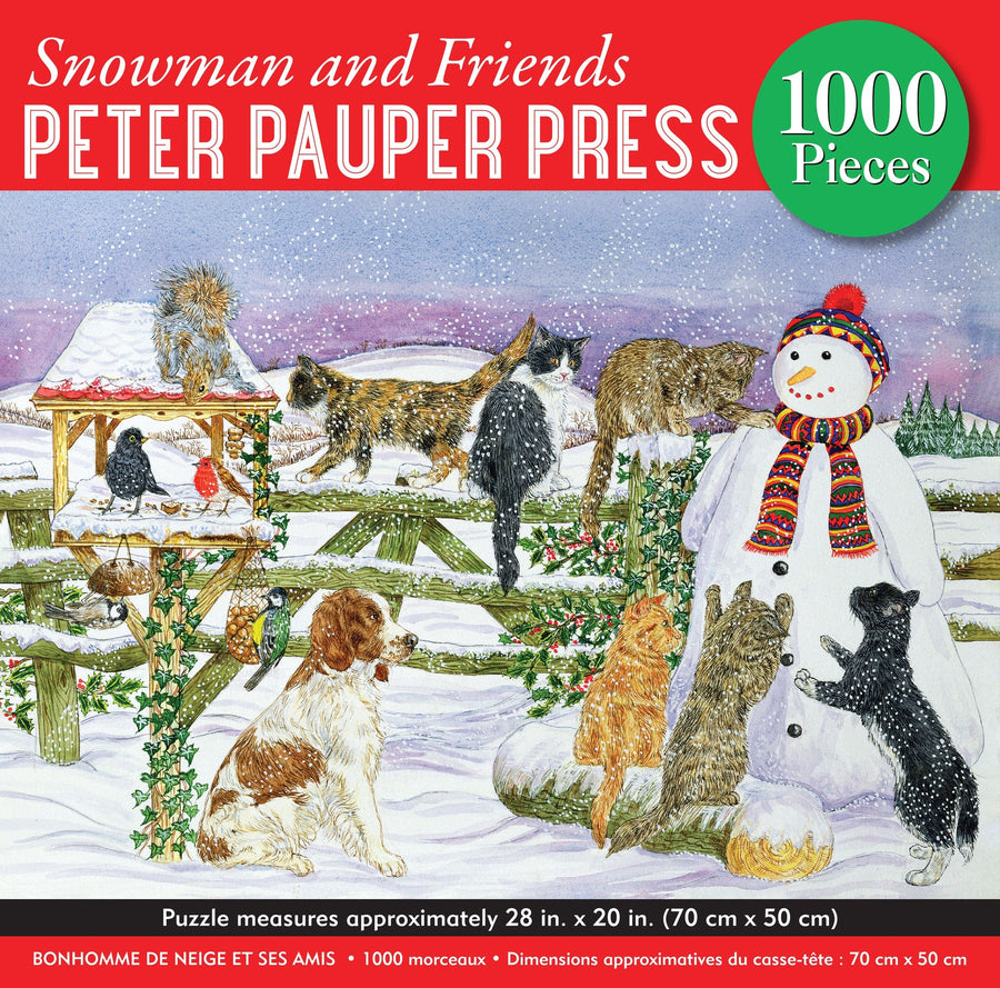 PUZZLE - SNOWMAN AND FRIENDS