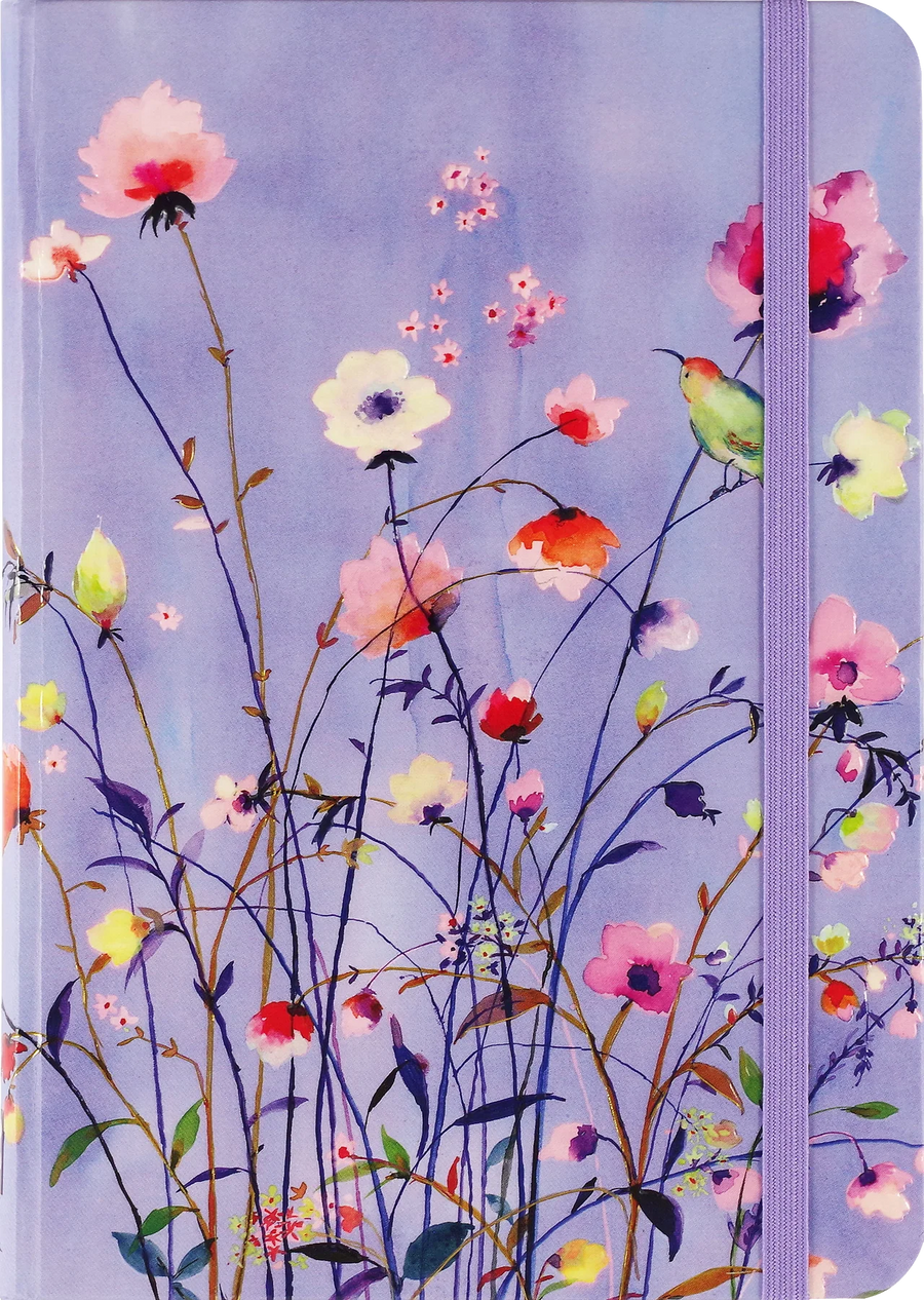 SMALL JOURNAL - LAVENDER WILDFLOWERS