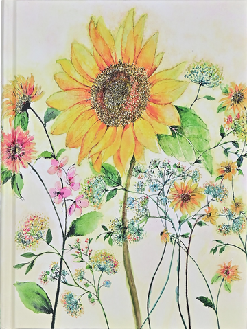 JOURNAL - WATERCOLOR SUNFLOWER