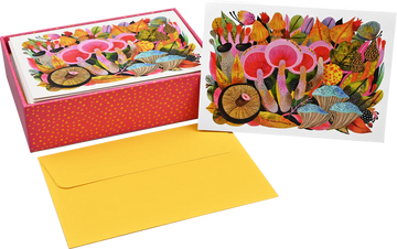 NOTE CARD MUSHROOM MEDLEY