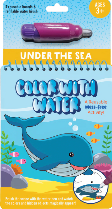 COLOR WITH WATER UNDER THE SEA
