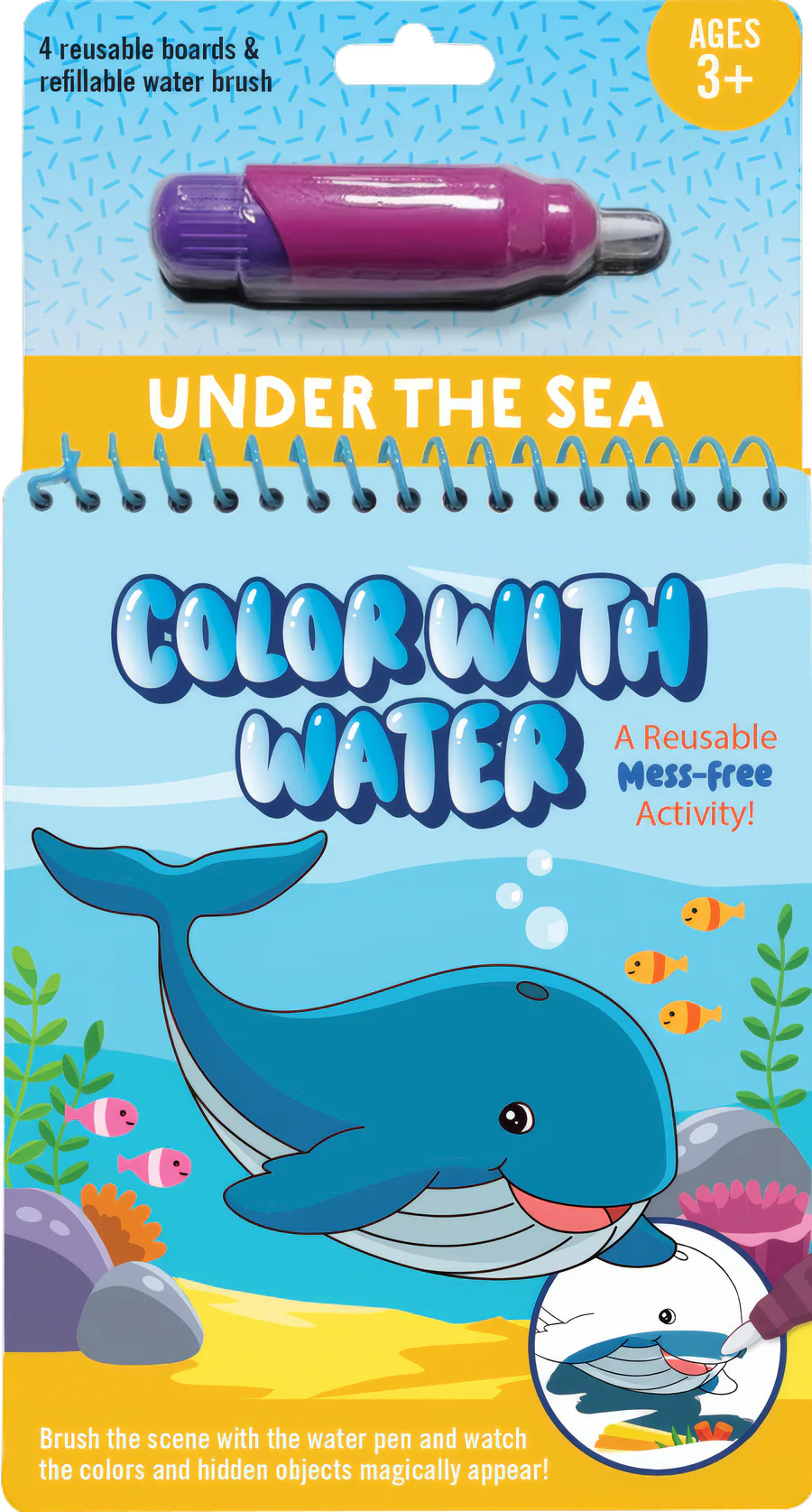 COLOR WITH WATER UNDER THE SEA