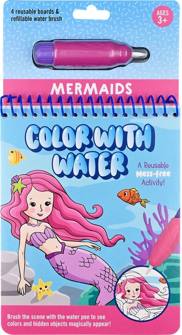 COLOR WITH WATER MERMAIDS