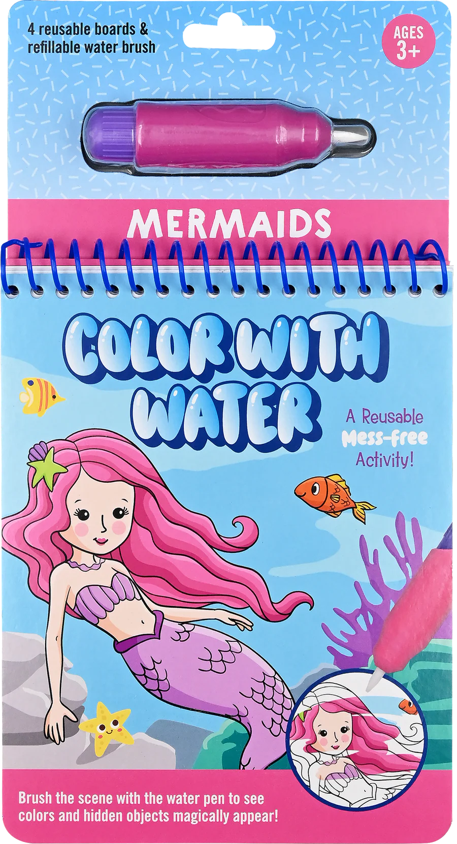 COLOR WITH WATER MERMAIDS