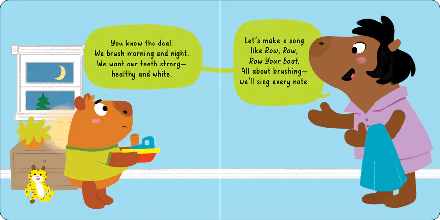 BOARD BK BRUSH YOUR TEETH