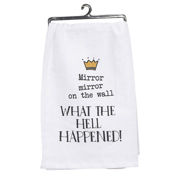 MIRROR MIRROR FLOUR SACK TOWEL