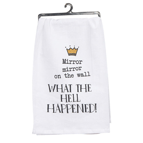 MIRROR MIRROR FLOUR SACK TOWEL