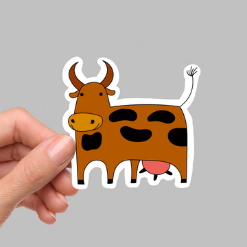 STICKER - COW